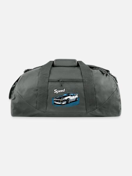 Toyota AE86 - Recycled Duffel Bag - charcoal