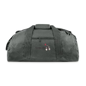 motivation bomb - Recycled Duffel Bag - charcoal - Front