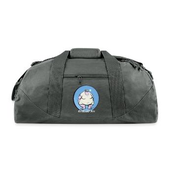 KEYBOARD YETI - Recycled Duffel Bag - charcoal - Front