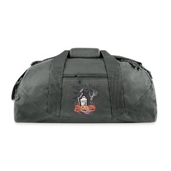 Bone To Be Wild - Recycled Duffel Bag - charcoal - Front