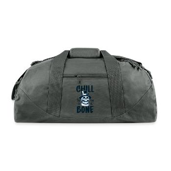 Chill to the Bone - Recycled Duffel Bag - charcoal - Front