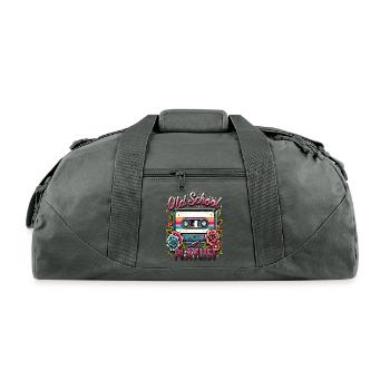 Old School Playlist - Sac de sport en polyester recyclé - gris - Devant