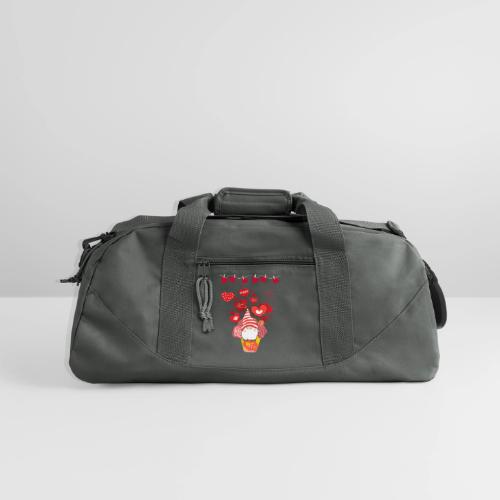 Design wrapped in love hearts, vibrating in love. - Recycled Duffel Bag