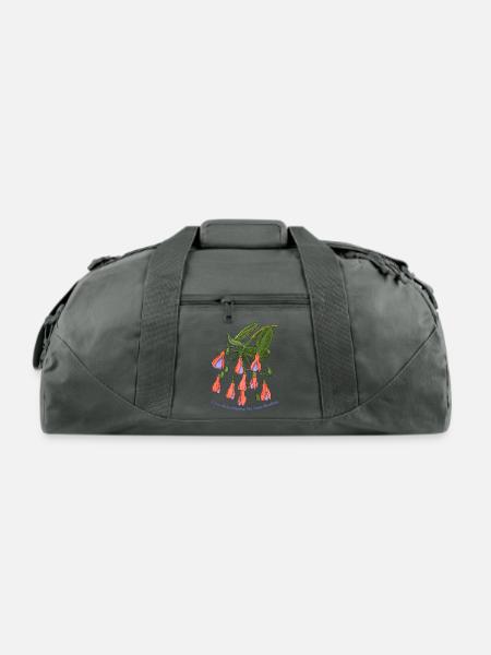 I Am Prioritizing My Own Healing - Recycled Duffel Bag - charcoal