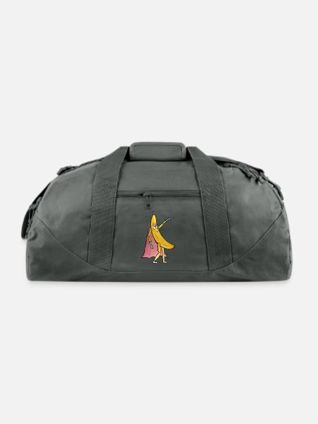 Banana - Recycled Duffel Bag - charcoal - Front