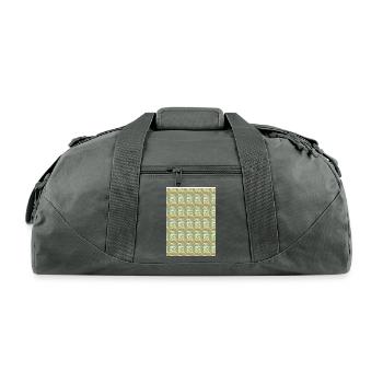 A variation of digital designs unique collection - Recycled Duffel Bag - charcoal - Front