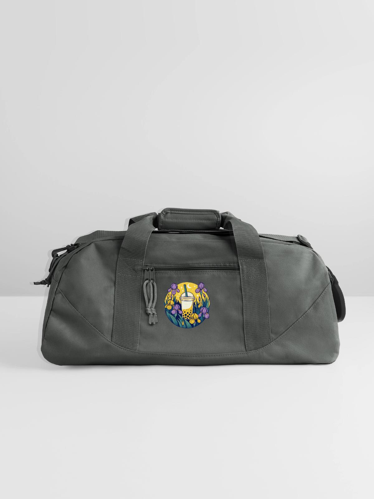Bubble Tea - Recycled Duffel Bag - charcoal - Front