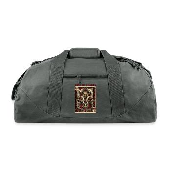 King of Hearts - Recycled Duffel Bag - charcoal - Front