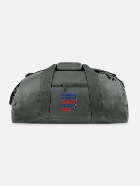 Strange Women - Recycled Duffel Bag - charcoal - Front