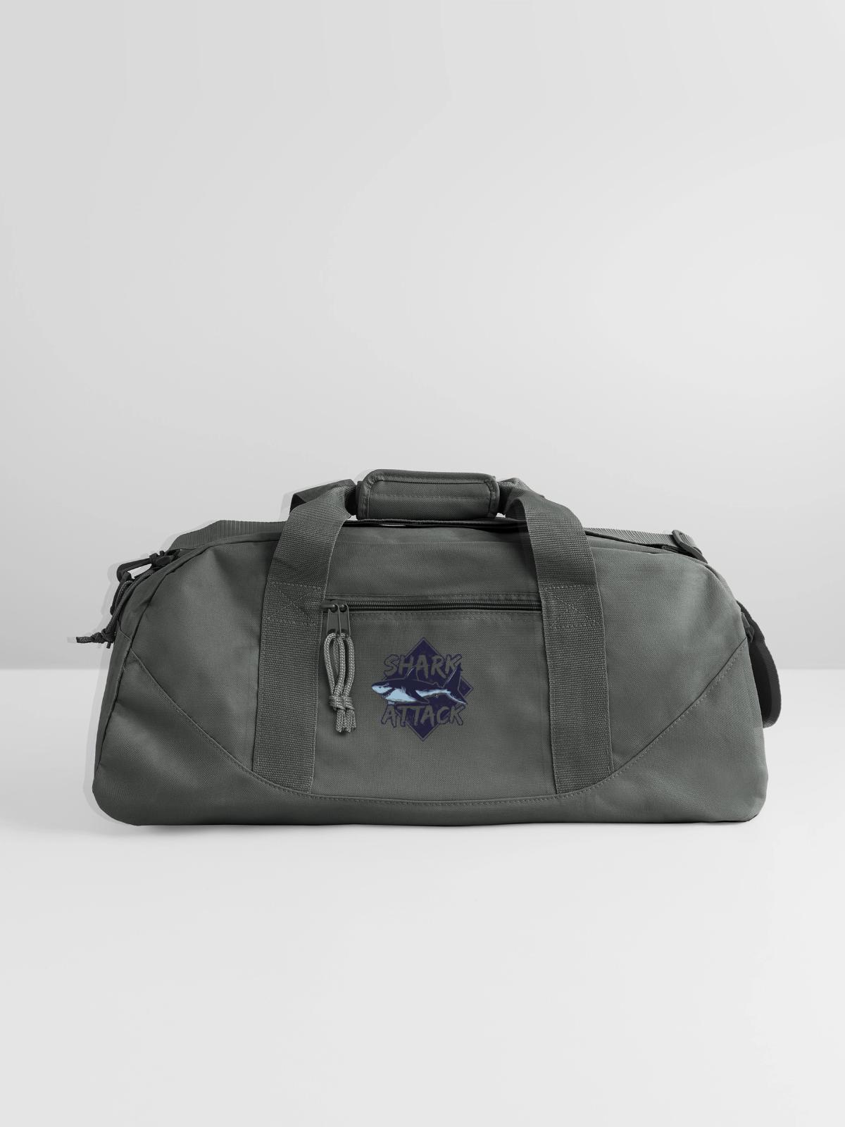 Shark - Recycled Duffel Bag - charcoal - Front