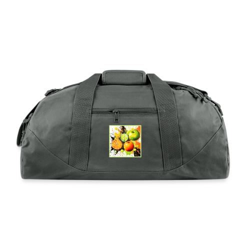 Apple and Citrus Burst - Recycled Duffel Bag