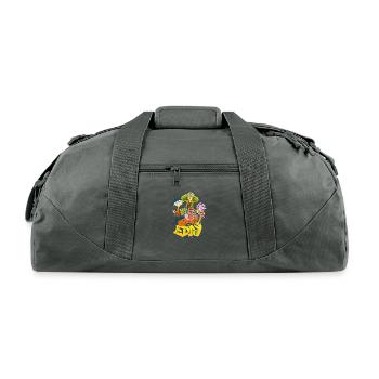 Good day - Recycled Duffel Bag - charcoal - Front
