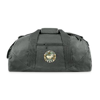 Live Laugh Loaf - Recycled Duffel Bag - charcoal - Front