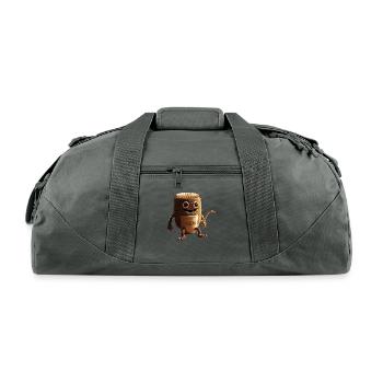 Coffee Monster - Recycled Duffel Bag - charcoal - Front