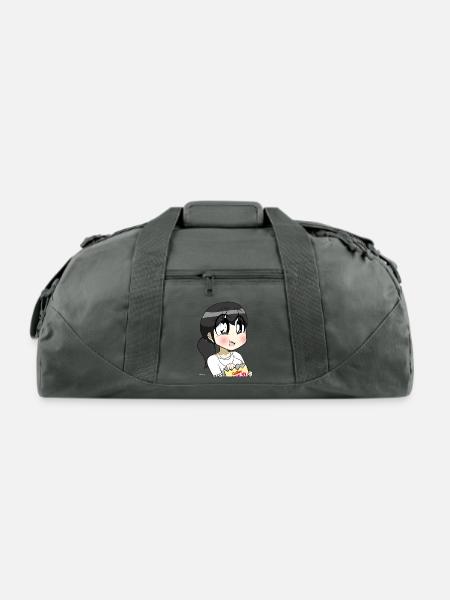 So Tasty Chips - Recycled Duffel Bag - charcoal - Front