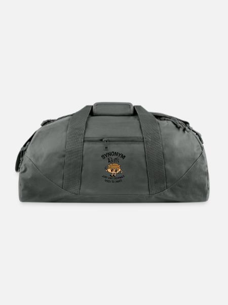 synonym rolls - Recycled Duffel Bag - charcoal