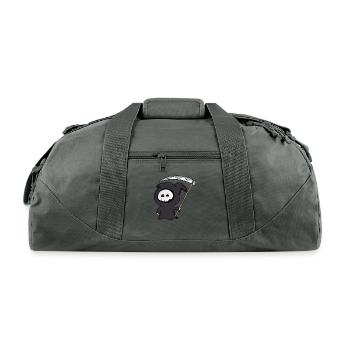 A cute grim reaper funny and adorable killer - Recycled Duffel Bag - charcoal - Front
