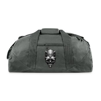 Alien Devil - Recycled Duffel Bag - charcoal - Front