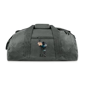 Ink Storm - Recycled Duffel Bag - charcoal - Front