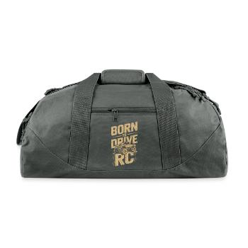  Born To Drive RC Offroad Remote Control Truck - Recycled Duffel Bag - charcoal - Front
