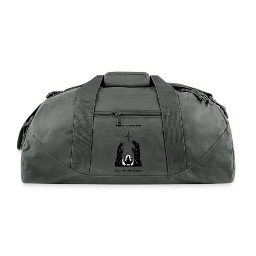 Joy to the World T-Shirt | Minimalist Nativity - Recycled Duffel Bag