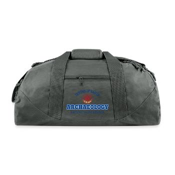 Depths of Earth Ancient Value Rebirth - Recycled Duffel Bag - charcoal - Front