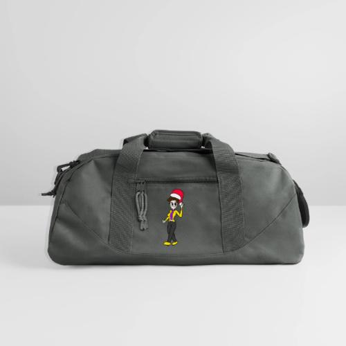 Dersy Wearing a Santa Hat - Recycled Duffel Bag