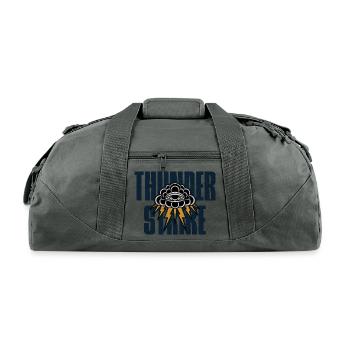 Thunder Strike - Recycled Duffel Bag - charcoal - Front