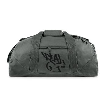 real g - Recycled Duffel Bag - charcoal - Front