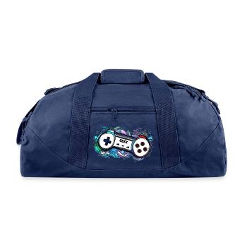 Geek controller - Recycled Duffel Bag - navy - Front