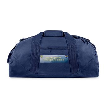 Healing After Helene - Recycled Duffel Bag - navy - Front