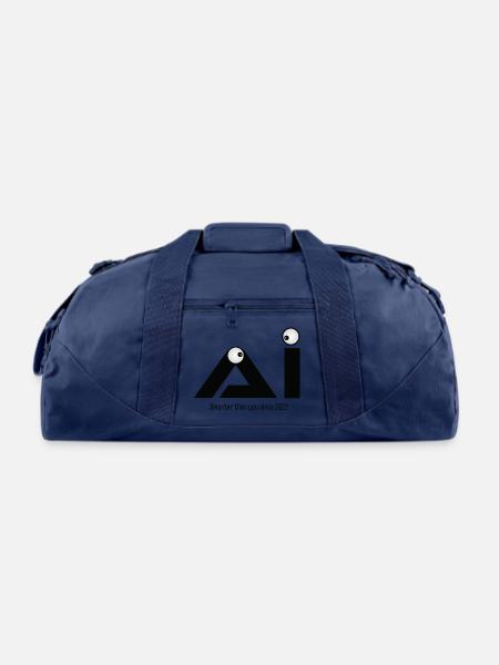 A-Eye Design #3 - Recycled Duffel Bag - navy