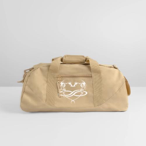 Polydragon (white) - Recycled Duffel Bag