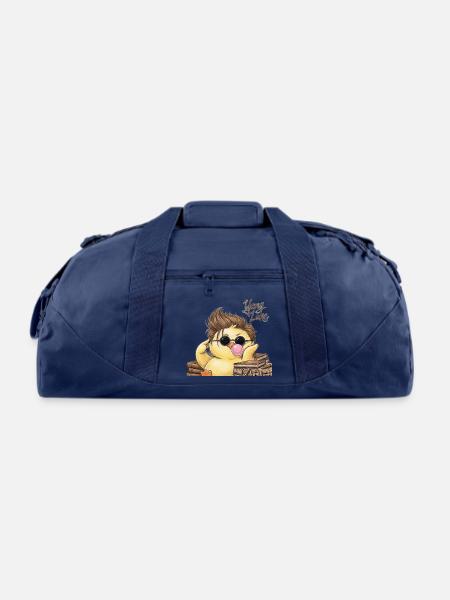 Yang Lake Gangster Duck - Recycled Duffel Bag - navy