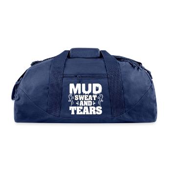 Mud Sweat And Tears Mudding Muddy Runner For A - Recycled Duffel Bag - navy - Front