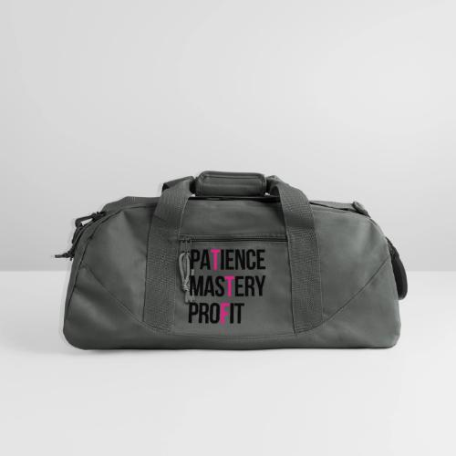 Mantra (Black & Pink) - Recycled Duffel Bag