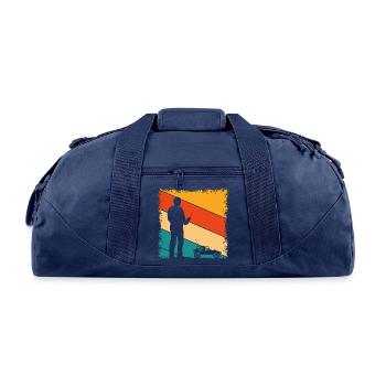 Rc Car Driver Car Model Remote Control - Recycled Duffel Bag - navy - Front