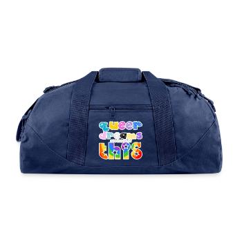 Queer dreams are made of this - Recycled Duffel Bag - navy - Front