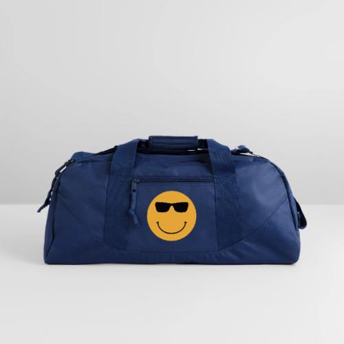 Orange Face with Sunglasses - Recycled Duffel Bag
