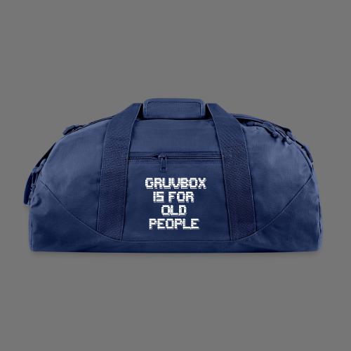 Gruvbox Old People ASCII - Recycled Duffel Bag