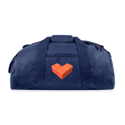 Blocksworld: Classic Heart Design - Recycled Duffel Bag