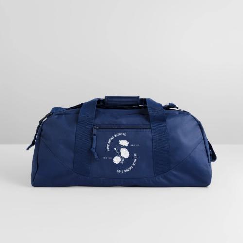 Love Grows With The Sun Of Faith - Recycled Duffel Bag
