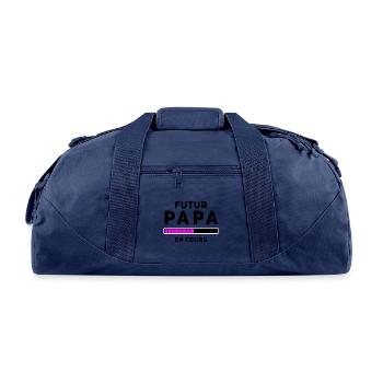 Future father of a girl in progress - Recycled Duffel Bag - navy - Front