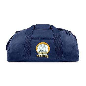 Healing With My Kingkong - Recycled Duffel Bag - navy - Front