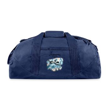 A 10 Thunderbolt - Recycled Duffel Bag - navy - Front