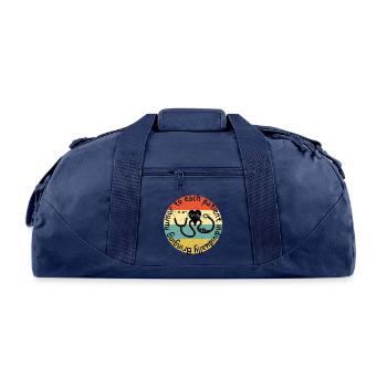 Bringing humor to each patient individually Ico - Recycled Duffel Bag - navy - Front