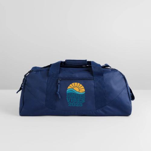 Summer Vibes 2025 Retro Sunset T-Shirt | Fun Beach - Recycled Duffel Bag