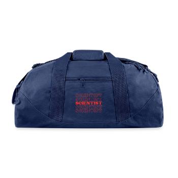 Scientist Researcher Scholar Research Expert - Recycled Duffel Bag - navy - Front