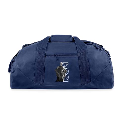 Words Four Two - Icon (White Text) - Recycled Duffel Bag