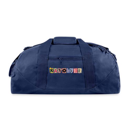 KAYOHVEE SCRAPBOOK CAMO (Double Sided + Sleeve) - Recycled Duffel Bag